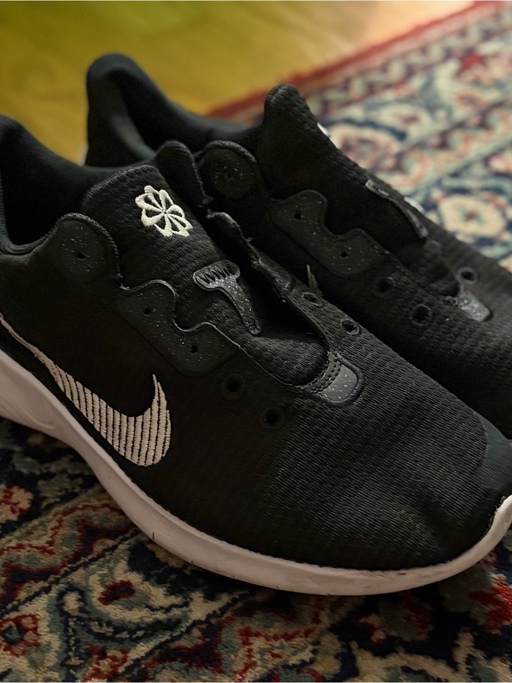 Nike Black and White Men’s Casual Sneakers, size 11.5